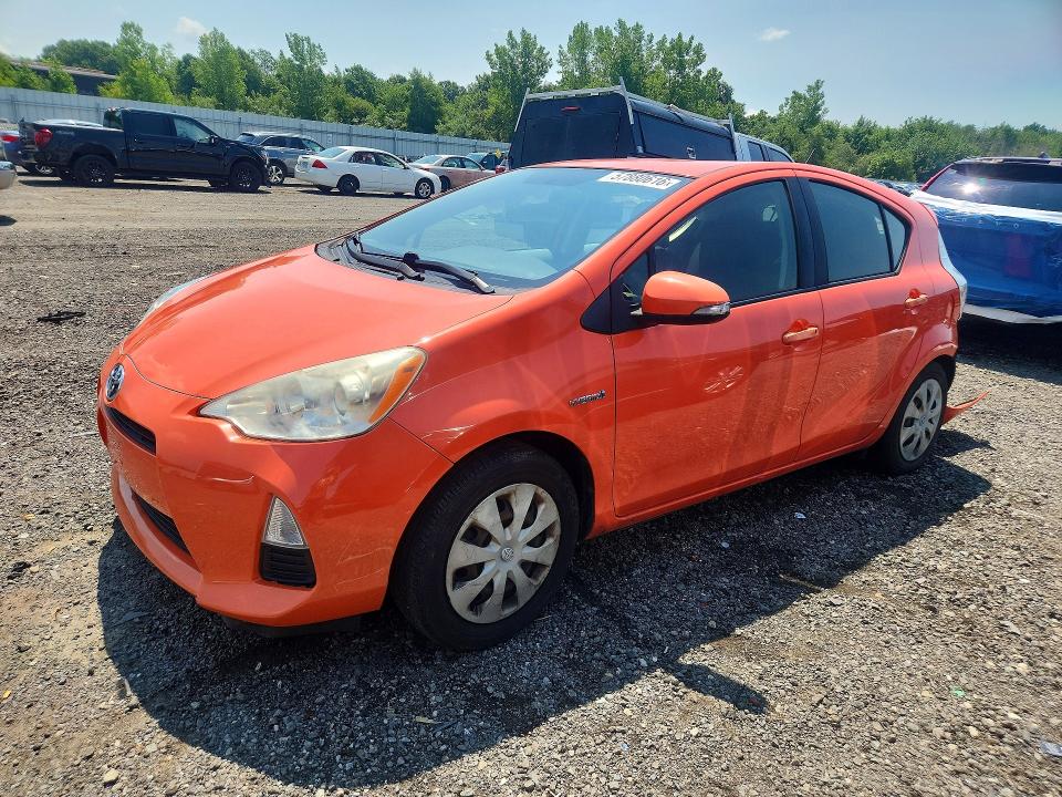2013 Toyota Prius VIN JTDKDTB36D1039570 COPART salvage auction — REAR END, Ma - Cert Of Title-Reconstrctd Coll, sold $675 on 2026-07-29 (photo 1)