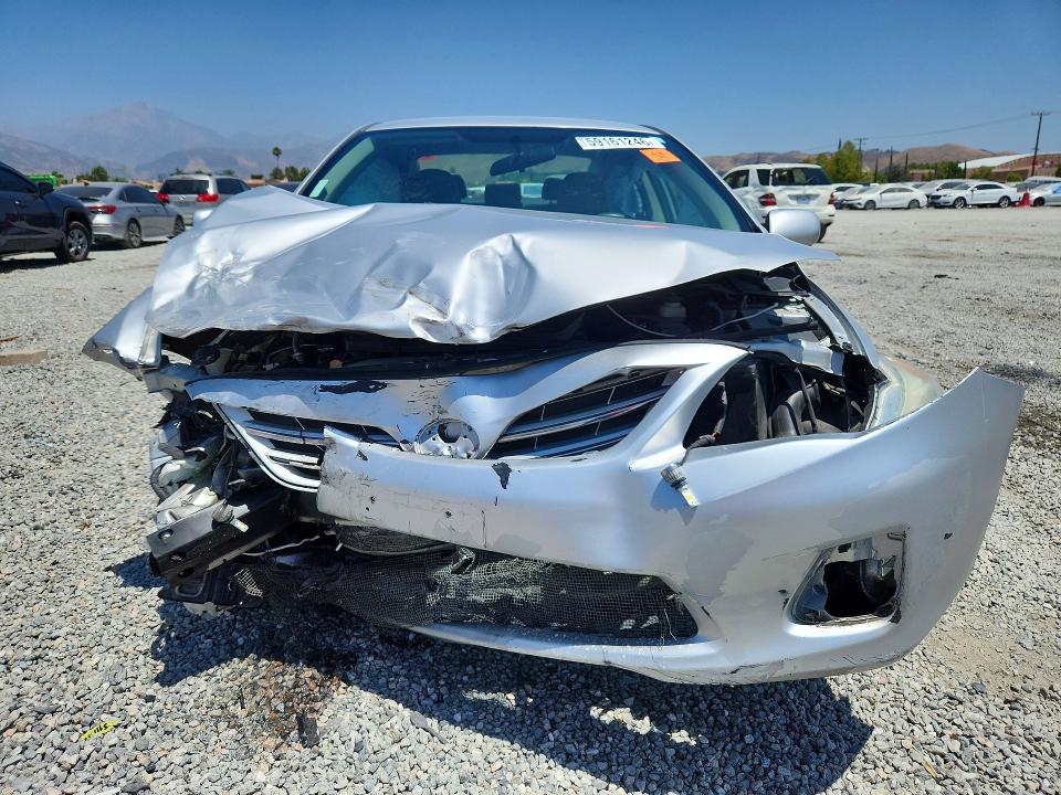 2013 Toyota Corolla VIN 5YFBU4EE3DP151595 COPART salvage auction — FRONT END, Ca - Salvage Certificate, sold $600 on 2026-07-22 (photo 5)
