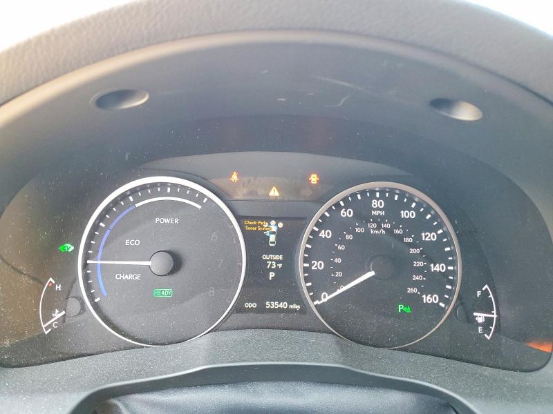 2013 Lexus ES VIN JTHBW1GG5D2016798 COPART salvage auction — FRONT END, Ca - Salvage Certificate, sold $4,950 on 2026-07-31 (photo 9)
