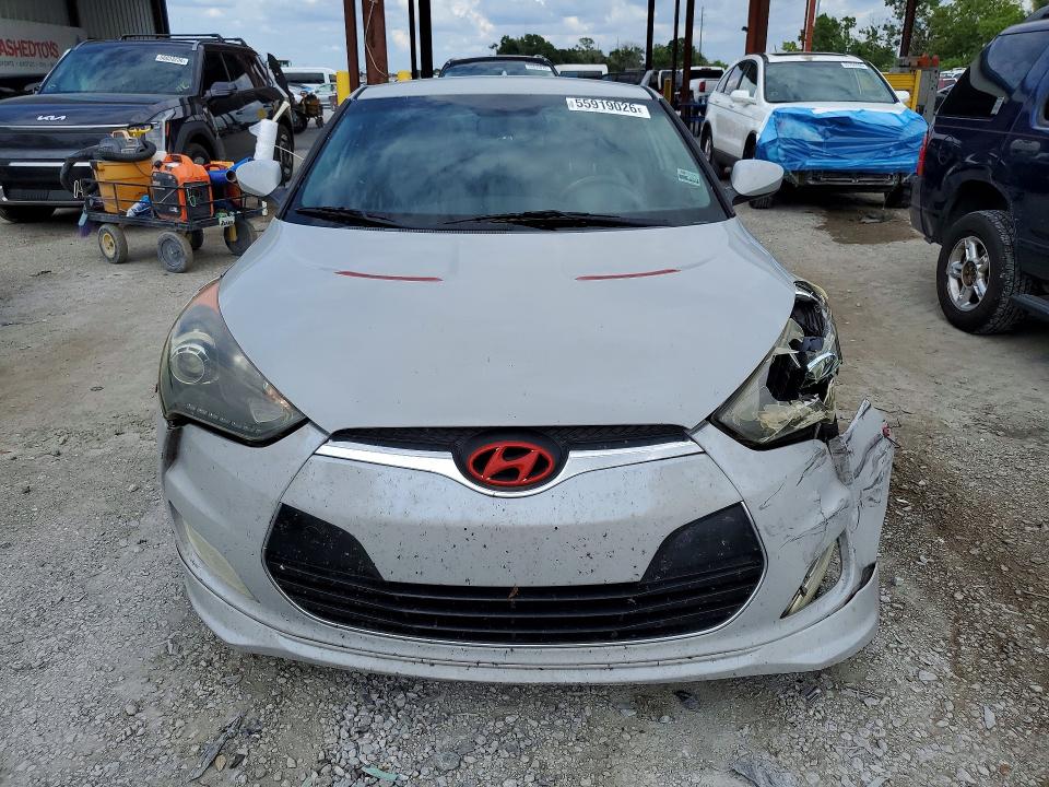 2013 Hyundai VIN KMHTC6AD5DU140371 COPART salvage auction — REAR END, Fl - Cert Of Title Slvg Rebuildable, sold $650 on 2026-07-14 (photo 5)