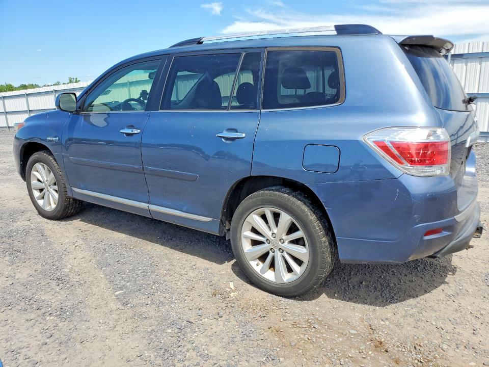 2012 Toyota Highlander VIN JTEDC3EHXC2010323 COPART salvage auction — WATER/FLOOD, Va - Cert Of Title-Salvage Water, sold $3,400 on 2026-07-15 (photo 2)