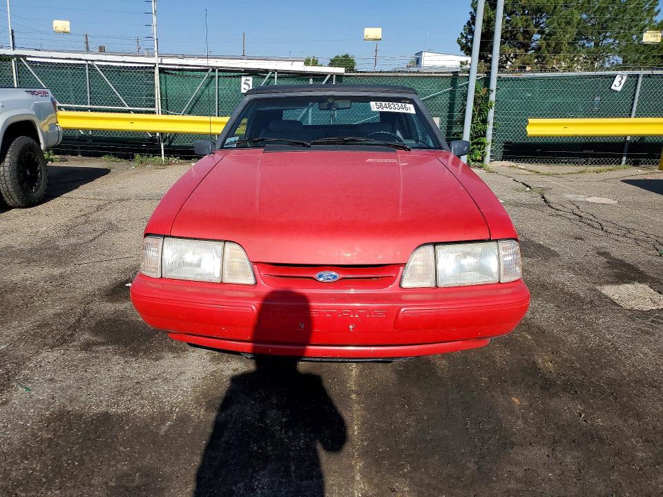 1993 Ford Mustang VIN 1FACP44M4PF157931 COPART salvage auction — REAR END, Co - Public - Salvage Title, sold $750 on 2026-07-02 (photo 5)