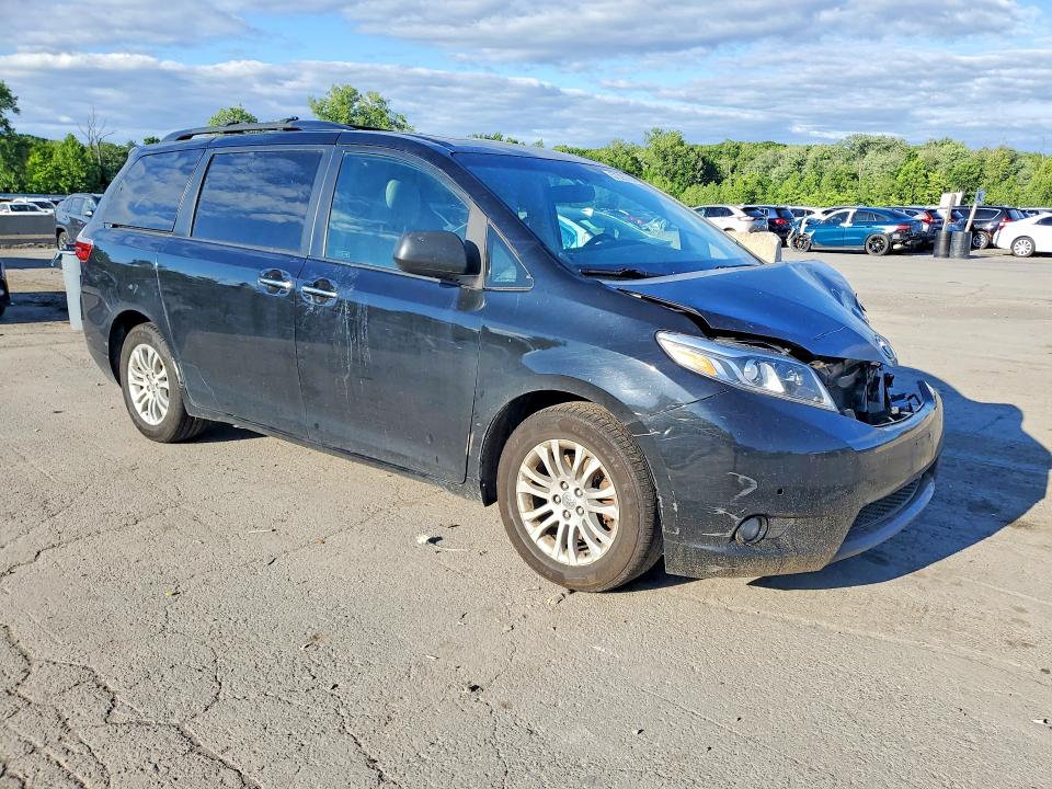 2016 Toyota Sienna VIN 5TDYK3DC3GS758344 COPART salvage auction — FRONT END, Ny - Mv-907A Salvage Certificate, sold $1,900 on 2026-07-07 (photo 4)