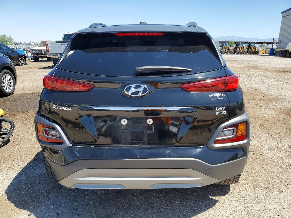 2018 Hyundai Kona VIN KM8K3CA56JU097089 COPART salvage auction — REAR END, Az - Cert Of Title - Salvage, sold $3,700 on 2026-07-17 (photo 6)