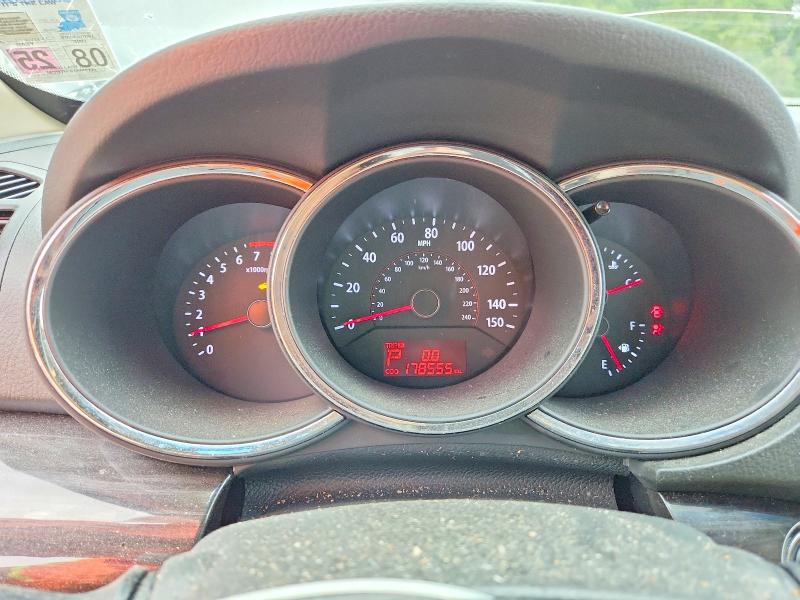 2013 Kia Sorento VIN 5XYKU3A24DG317987 COPART salvage auction — REAR END, La - Cert Of Title-Salvage, sold $1,300 on 2026-07-14 (photo 9)