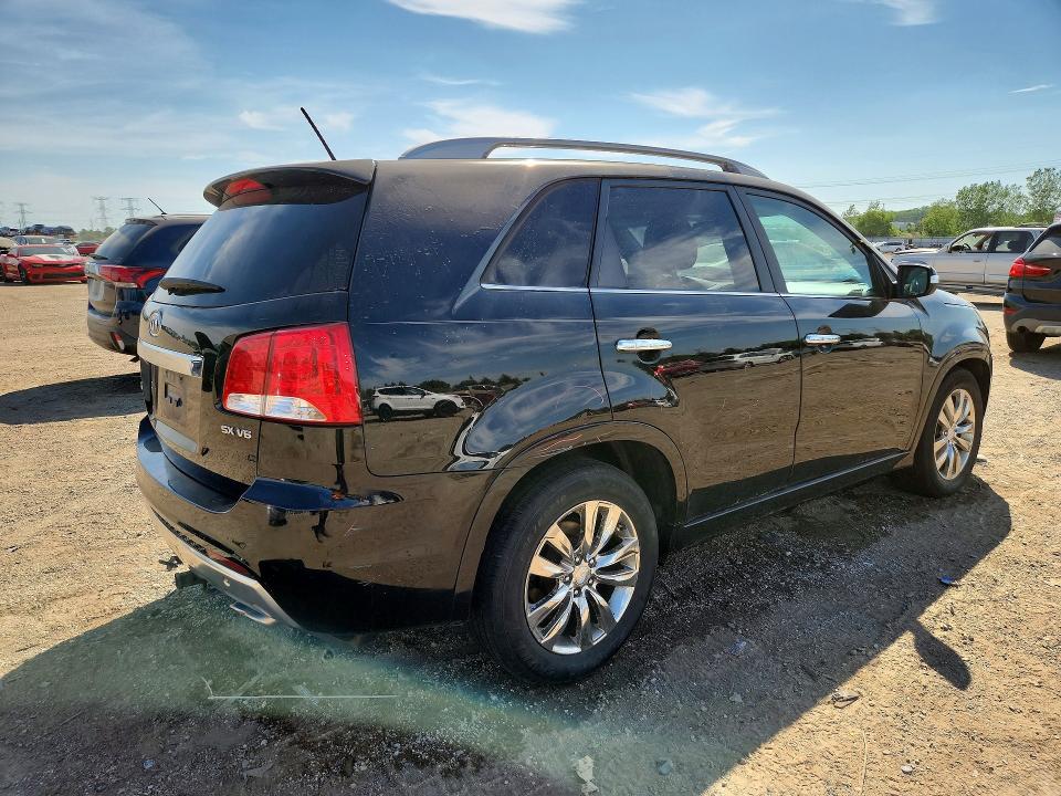 2011 Kia Sorento VIN 5XYKW4A23BG111864 COPART salvage auction — FRONT END, Il - Salvage Certificate, sold $1,200 on 2026-07-14 (photo 3)