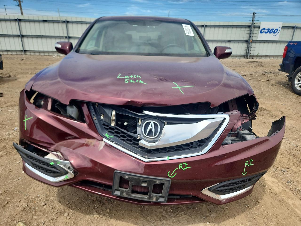 2017 Acura RDX VIN 5J8TB4H55HL015913 COPART salvage auction — Front End, IL - SALVAGE CERTIFICATE, sold $5,800 on 2026-07-02 (photo 5)