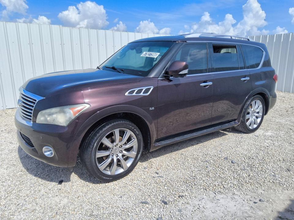 2014 Infiniti Qx80 VIN JN8AZ2NF3E9552733 COPART salvage auction — MECHANICAL, FL - CERTIFICATE OF TITLE, sold $425 on 2026-07-16 (photo 1)