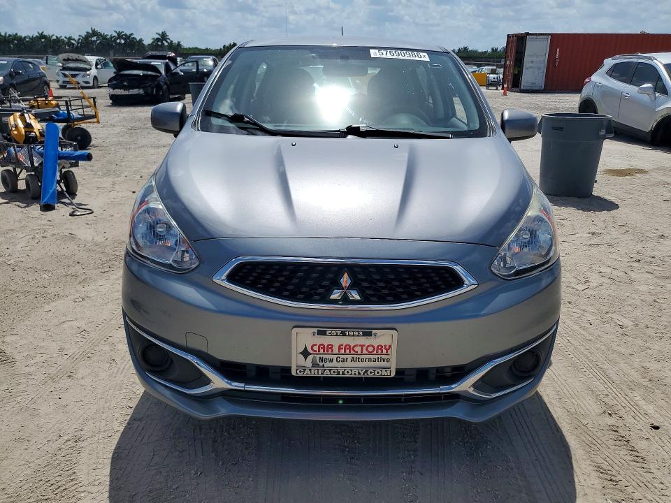 2018 Mitsubishi Mirage VIN ML32A3HJ0JH009680 COPART salvage auction — REAR END, Fl - Cert Of Title Slvg Rebuildable, sold $1,700 on 2026-07-29 (photo 5)
