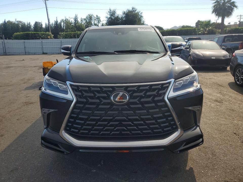 2021 Lexus Lx 570 VIN JTJDY7AX2M4342625 COPART salvage auction — SIDE, CA - SALVAGE CERTIFICATE, sold $52,500 on 2026-07-21 (photo 5)