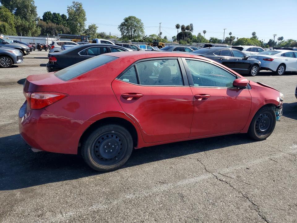 2017 Toyota Corolla VIN 2T1BURHEXHC850818 COPART salvage auction — FRONT END, Ca - Salvage Certificate, sold $2,500 on 2026-07-02 (photo 3)