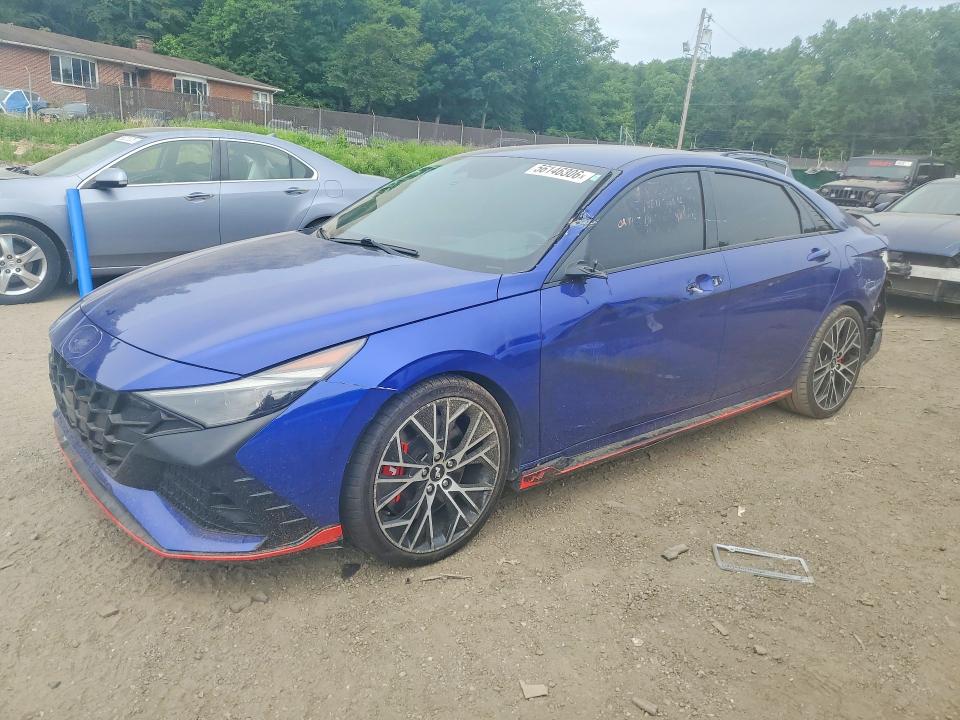 2023 Hyundai VIN KMHLW4AK9PU012052 COPART salvage auction — REAR END, Md - Cert Of Salvage > 75% Damage, sold $7,700 on 2026-07-28 (photo 1)