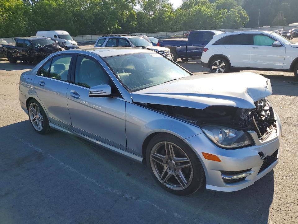 2014 Mercedes-benz C-klasse VIN WDDGF8AB2EA889368 COPART salvage auction — FRONT END, Oh - Cert Of Title-Salvage, sold $1,200 on 2026-07-02 (photo 4)
