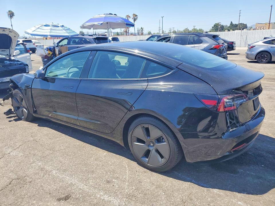 2021 Tesla Model 3 VIN 5YJ3E1EA7MF074710 COPART salvage auction — FRONT END, Ca - Salvage Certificate, sold $9,100 on 2026-09-01 (photo 2)