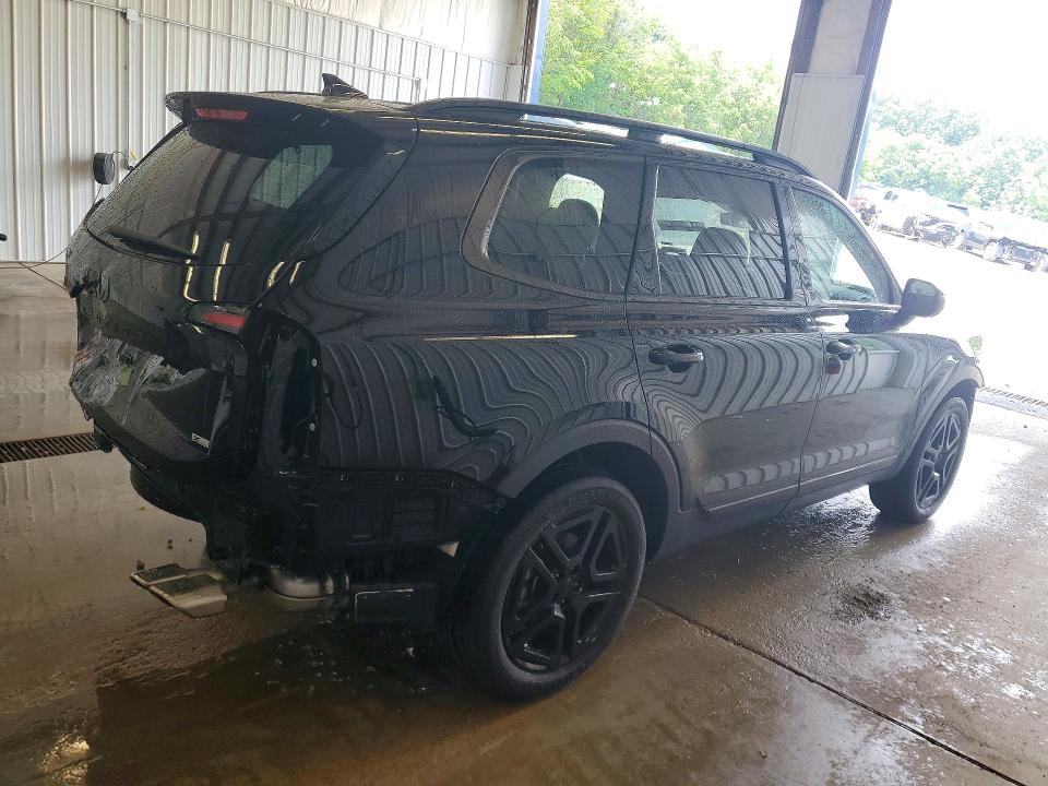 2025 Kia Telluride VIN 5XYP5DGCXSG708423 COPART salvage auction — REAR END, Pa - Certificate Of Salvage, sold $800 on 2026-07-22 (photo 3)