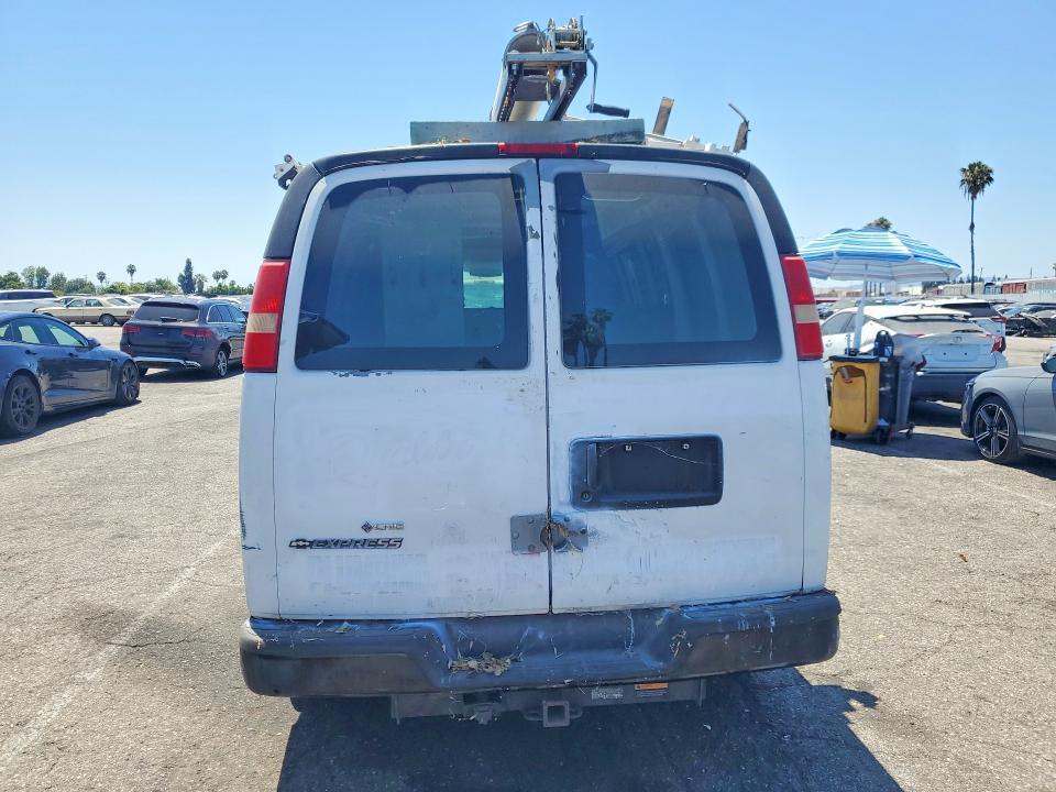 2012 Chevrolet Express 2500 VIN 1GCWGFCBXC1124166 COPART salvage auction — FRONT END, Ca - Dis/Dlr/Exp Only Clean Title, sold $200 on 2026-07-08 (photo 6)