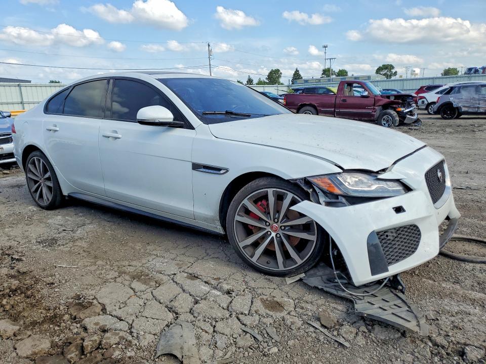 2017 Jaguar Xf VIN SAJBM4BV8HCY38219 COPART salvage auction — FRONT END, Il - Certificate Of Title, sold $1,650 on 2026-07-20 (photo 4)