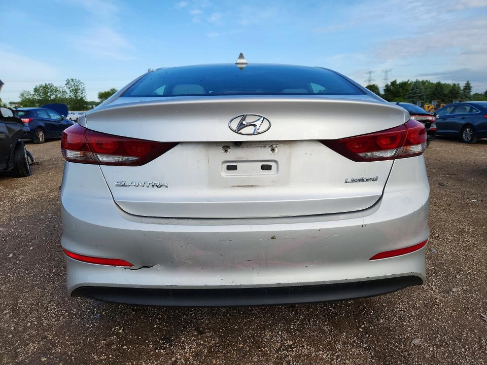 2017 Hyundai Elantra VIN 5NPD84LF7HH040625 COPART salvage auction — SIDE, Il - Salvage Certificate, sold $3,000 on 2026-07-09 (photo 6)