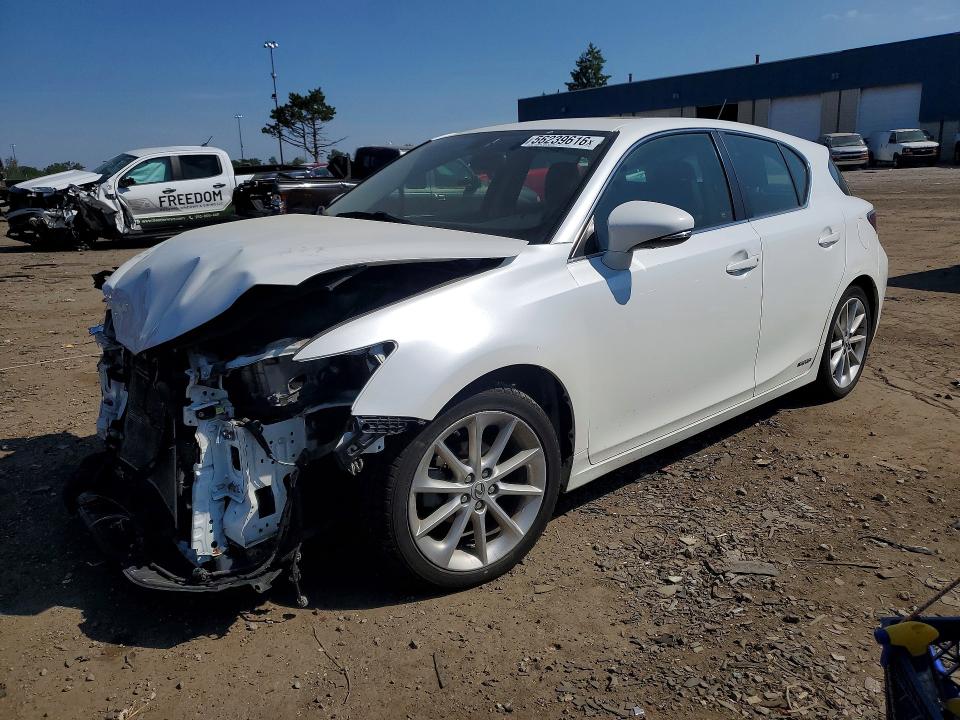 2011 Lexus Ct VIN JTHKD5BH4B2032047 COPART salvage auction — FRONT END, Mi - Certificate Of Title, sold $775 on 2026-07-28 (photo 1)