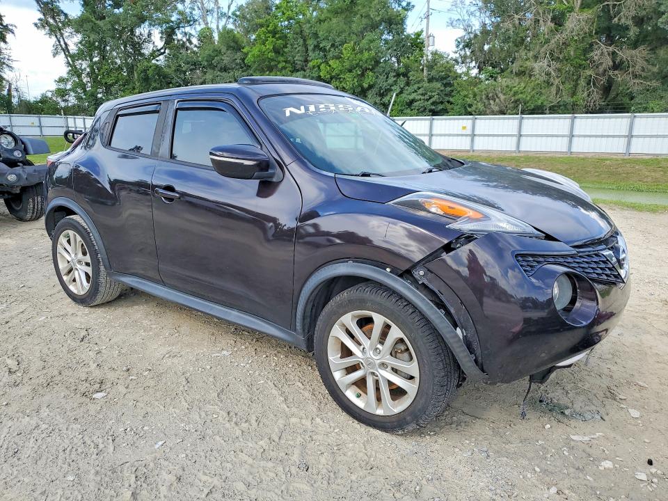 2016 Nissan Juke VIN JN8AF5MR5GT610174 COPART salvage auction — FRONT END, FL - CERT OF TITLE SLVG REBUILDABLE, sold $375 on 2026-07-28 (photo 4)