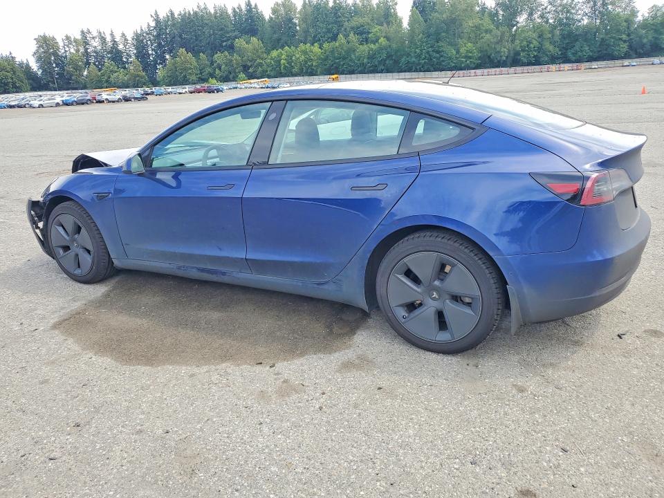 2022 Tesla VIN 5YJ3E1EB0NF131680 COPART salvage auction — FRONT END, Wa - Bill Of Sale, sold $8,200 on 2026-07-06 (photo 2)
