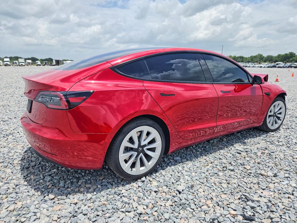 2021 Tesla VIN 5YJ3E1EA9MF874618 COPART salvage auction — FRONT END, FL - CERT OF TITLE SLVG REBUILDABLE, sold $5,400 on 2026-07-02 (photo 3)