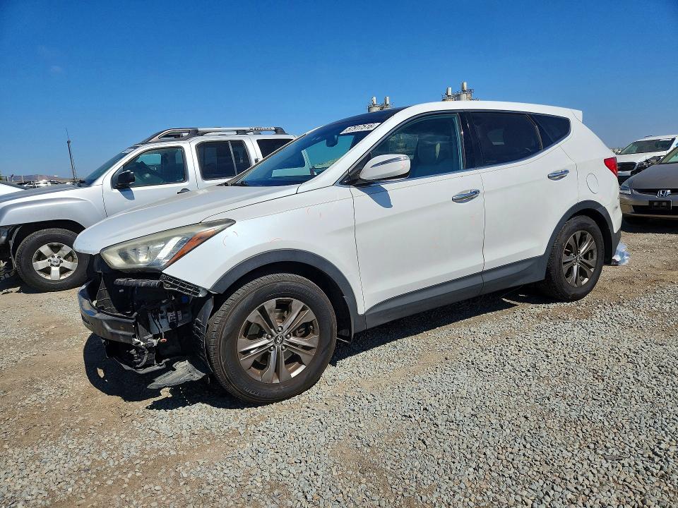 2013 Hyundai Santa fe VIN 5XYZUDLB6DG041751 COPART salvage auction — FRONT END, CA - SALVAGE CERTIFICATE, sold $2,400 on 2026-07-17 (photo 1)