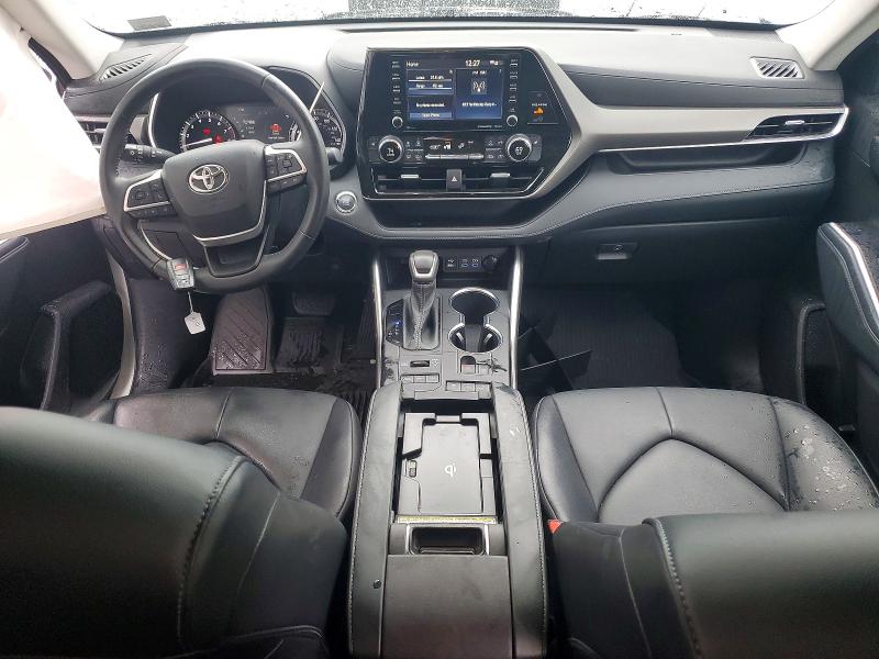 2022 Toyota Highlander VIN 5TDGZRBH5NS577171 COPART salvage auction — SIDE, Pa - Certificate Of Salvage, sold $16,000 on 2026-07-22 (photo 8)