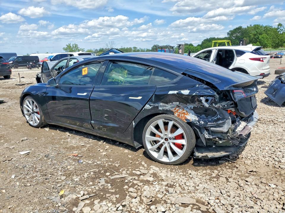 2018 Tesla Model 3 VIN 5YJ3E1EB6JF188119 COPART salvage auction — REAR END, Il - Salvage Certificate, sold $4,150 on 2026-07-29 (photo 2)