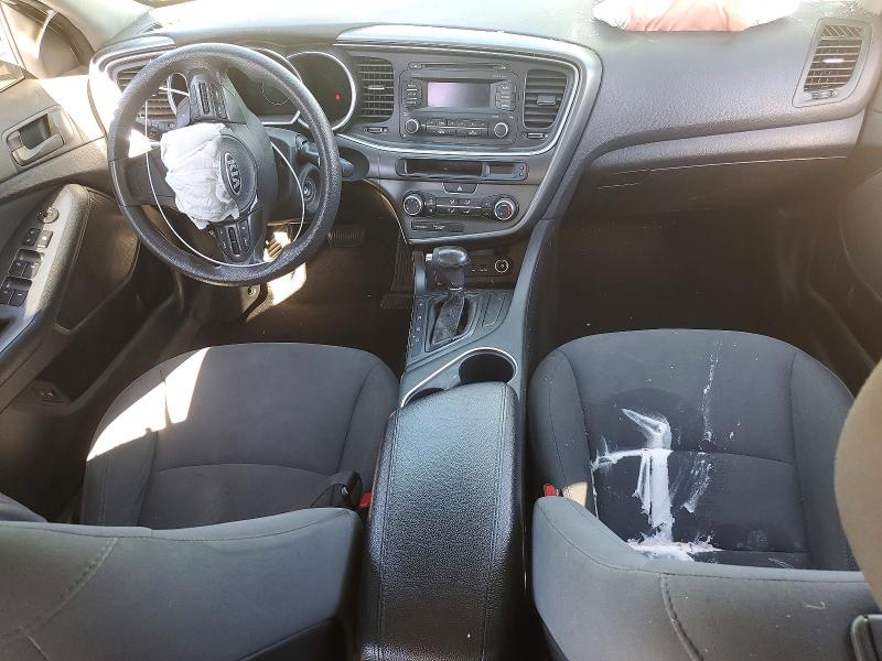 2015 Kia Optima VIN 5XXGM4A77FG425423 COPART salvage auction — FRONT END, Ca - Salvage Certificate, sold $950 on 2026-07-06 (photo 8)