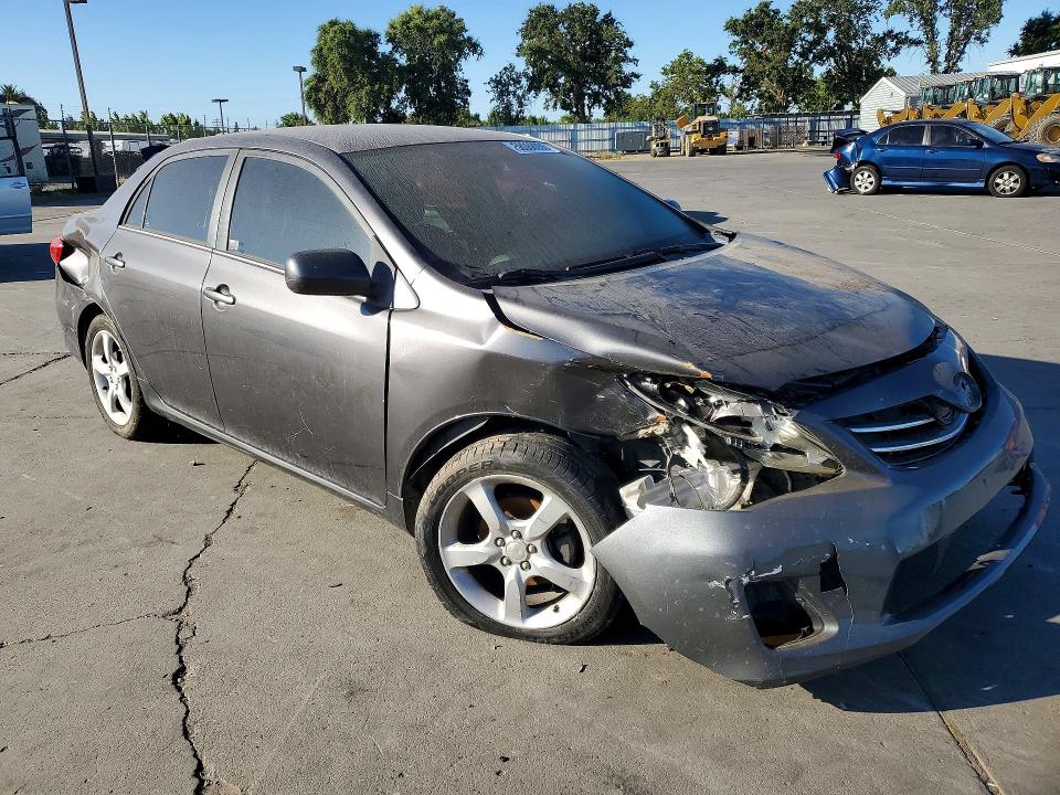 2013 Toyota Corolla VIN 5YFBU4EE8DP183247 COPART salvage auction — FRONT END, Ca - Salvage Certificate, sold $1,400 on 2026-07-20 (photo 4)