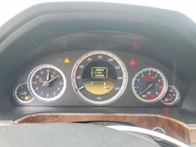 2012 Mercedes-benz E-class VIN WDDHF8JBXCA547183 COPART salvage auction — MECHANICAL, Nc - Dealer Only Salvage Title, sold $1,100 on 2026-07-08 (photo 9)