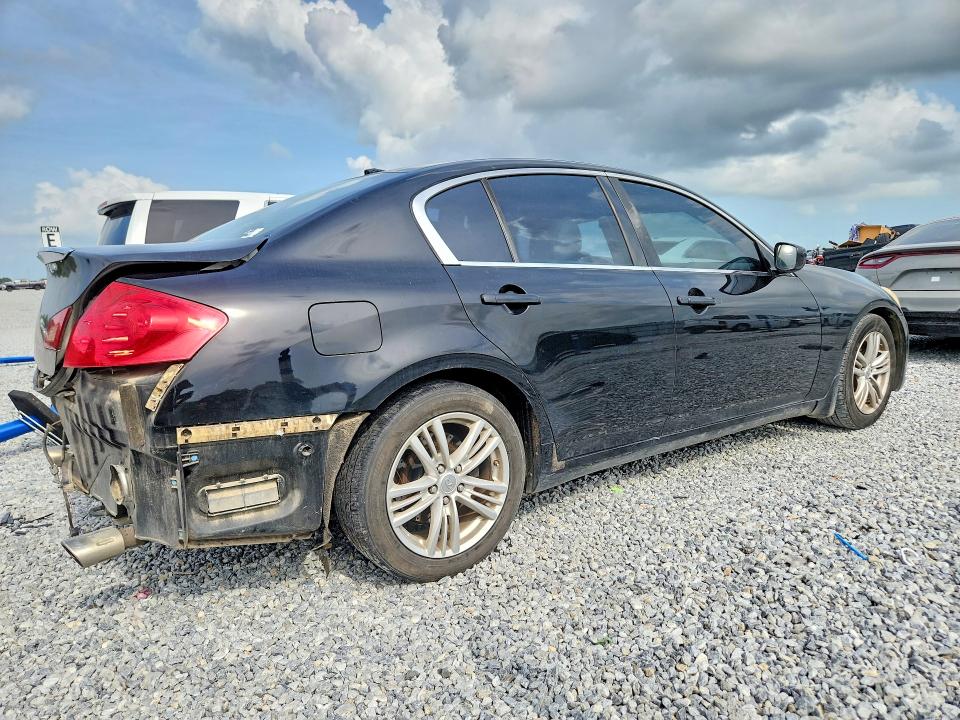 2010 Infiniti G37 VIN JN1CV6AP1AM201271 COPART salvage auction — REAR END, La - Cert Of Title-Salvage, sold $325 on 2026-07-06 (photo 3)