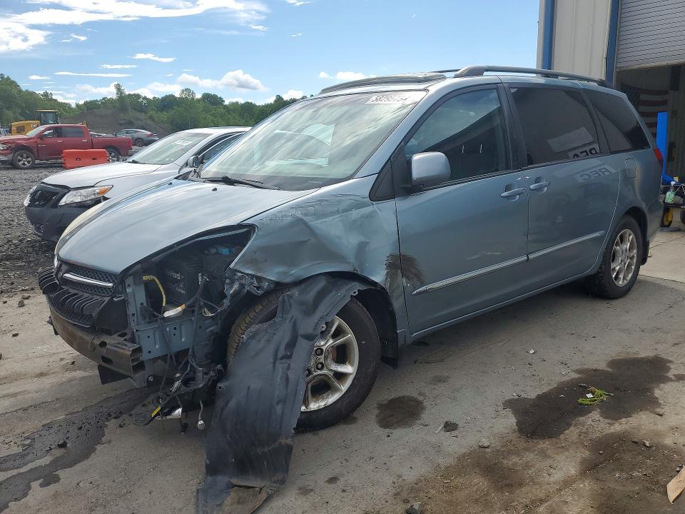 2005 Toyota Sienna VIN 5TDZA22C15S254649 COPART salvage auction — FRONT END, PA - CERTIFICATE OF SALVAGE, sold $1,100 on 2026-07-22 (photo 1)