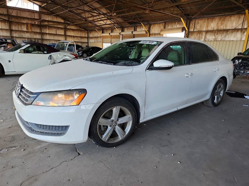 2012 Volkswagen Passat VIN 1VWBN7A32CC042827 COPART salvage auction — NORMAL WEAR, AZ - CERTIFICATE OF TITLE, sold $825 on 2026-07-29 (photo 1)