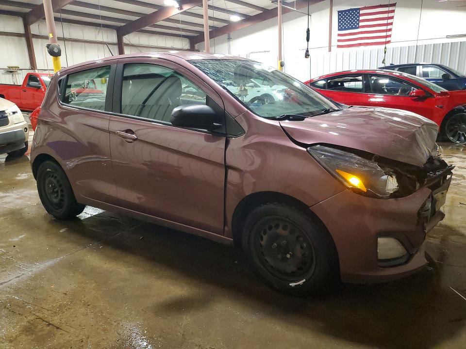 2019 Chevrolet Spark VIN KL8CB6SA3KC707863 COPART salvage auction — FRONT END, Pa - Certificate Of Salvage, sold $600 on 2026-07-24 (photo 4)