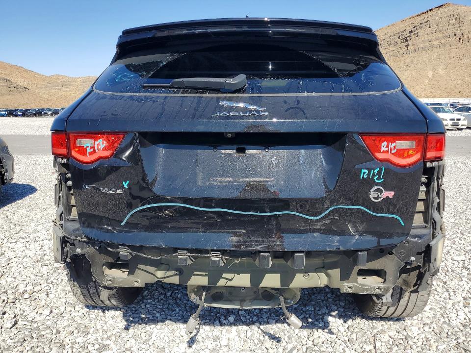 2020 Jaguar F-pace VIN SADCZ2EE2LA642631 COPART salvage auction — REAR END, Nv - Salvage Title, sold $10,100 on 2026-07-08 (photo 6)