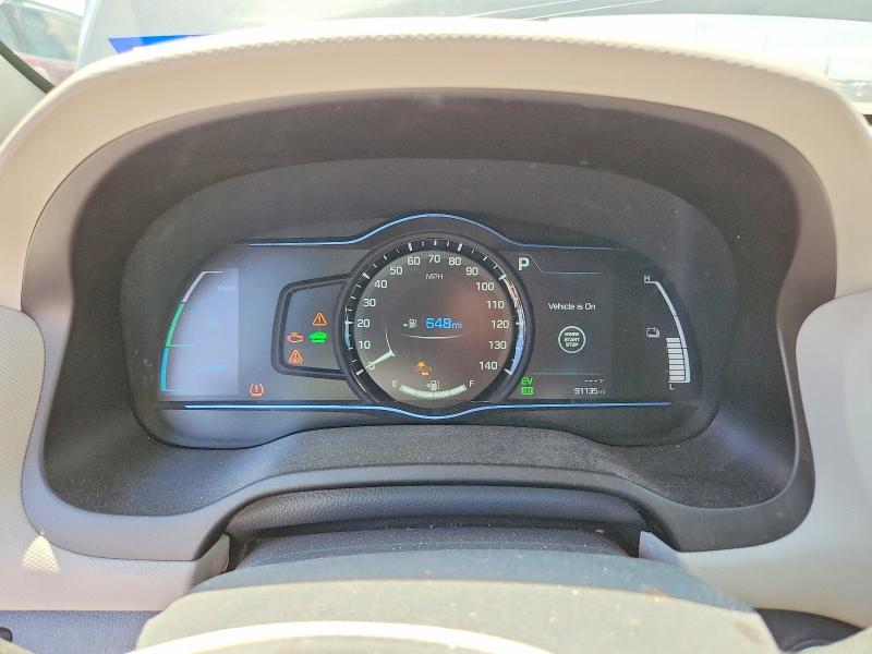 2019 Hyundai Ioniq VIN KMHC75LC0KU132338 COPART salvage auction — FRONT END, Tx - Salvage Vehicle Title, sold $1,600 on 2026-07-15 (photo 9)