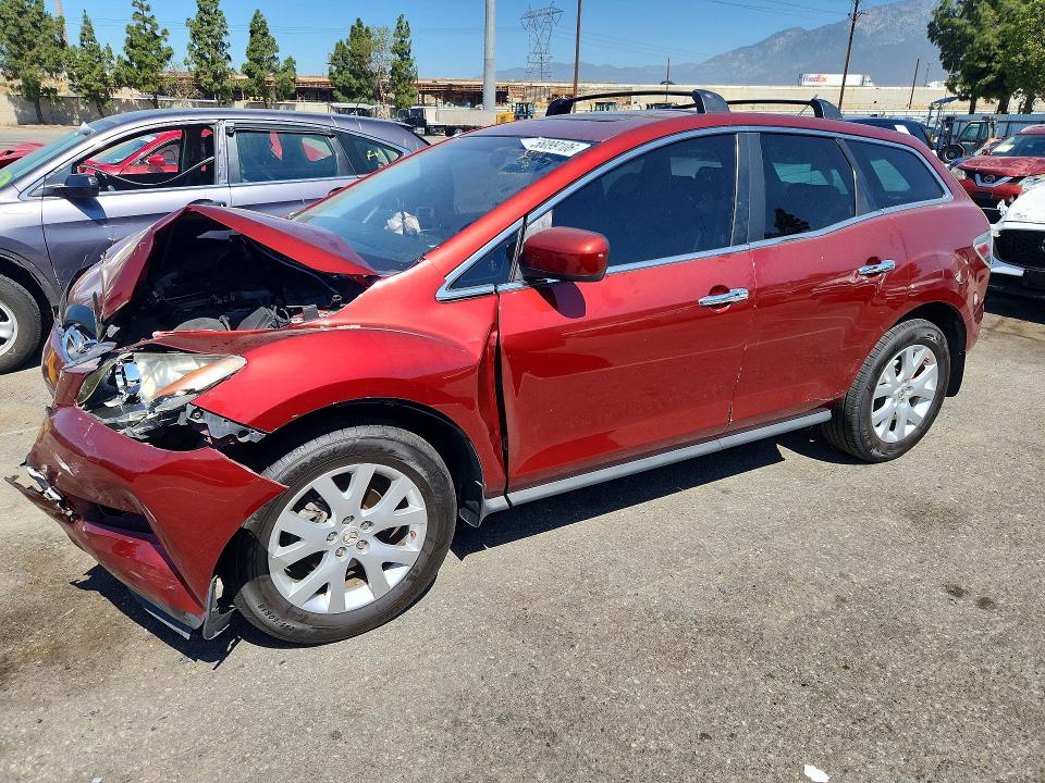 2007 Mazda Cx-7 VIN JM3ER293X70115078 COPART salvage auction — FRONT END, Ca - Salvage Certificate, sold $150 on 2026-07-14 (photo 1)