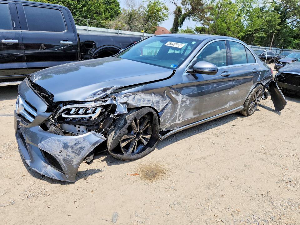 2019 Mercedes-benz C-klasse VIN WDDWF8EB8KR516497 — COPART salvage auction photo
