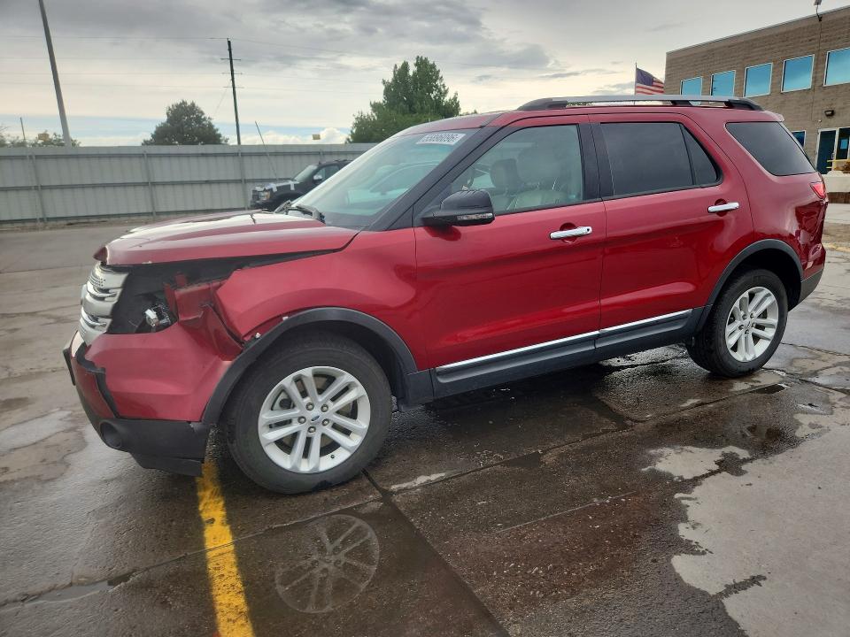 2013 Ford Explorer VIN 1FM5K8D84DGB62849 COPART salvage auction — FRONT END, Salvage Title, sold $500 on 2026-07-22 (photo 1)