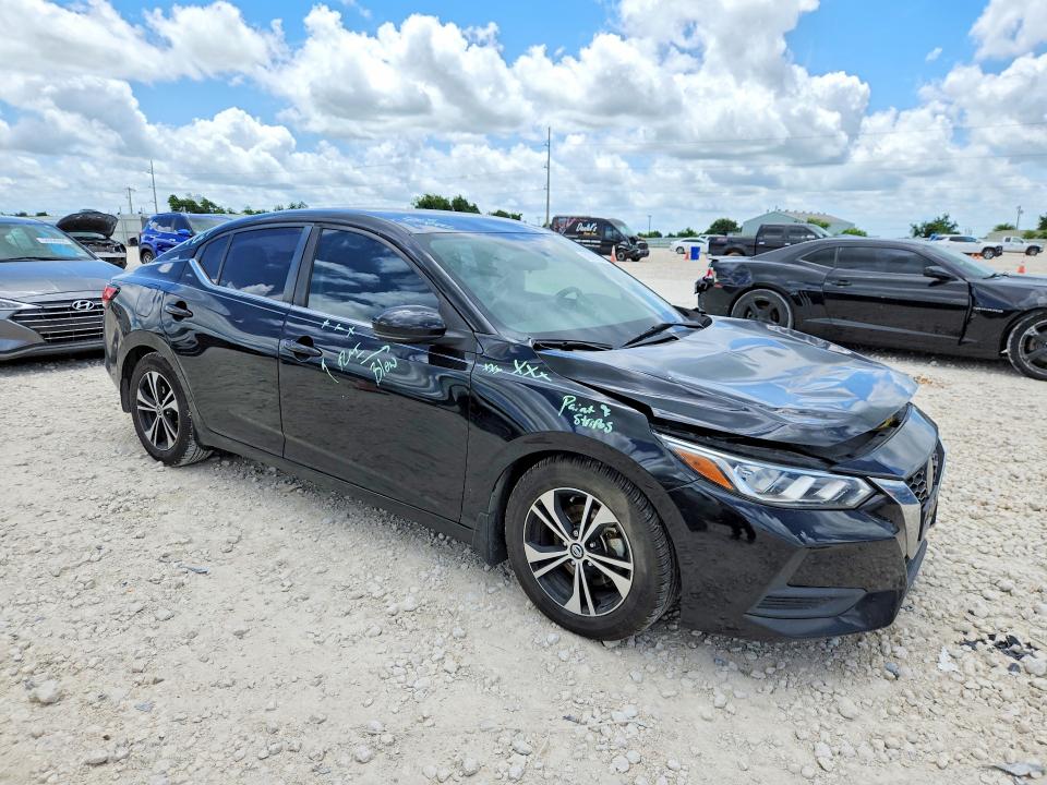 2020 Nissan Sentra VIN 3N1AB8CV8LY274807 COPART salvage auction — FRONT END, Tx - Salvage Vehicle Title, sold $2,900 on 2026-07-09 (photo 4)