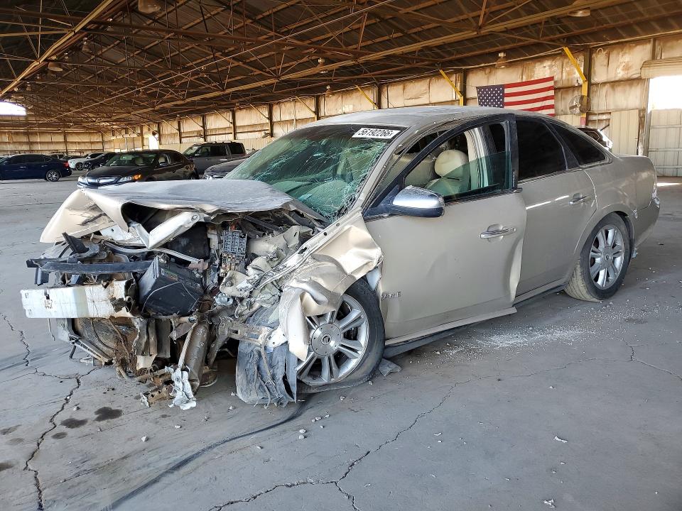 2008 Mercury Sable VIN 1MEHM42W28G605543 COPART salvage auction — FRONT END, AZ - CERTIFICATE OF TITLE, sold $475 on 2026-07-29 (photo 1)