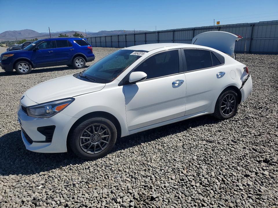 2021 Kia Rio VIN 3KPA24AD7ME391538 COPART salvage auction — REAR END, Nv - Salvage Title, sold $3,800 on 2026-07-09 (photo 1)