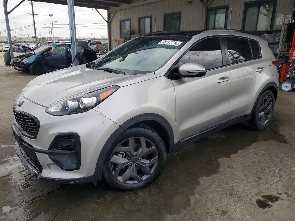2022 Kia Sportage VIN KNDP63AC7N7961684 COPART salvage auction — FRONT END, Ca - Salvage Certificate, sold $4,650 on 2026-07-16 (photo 1)