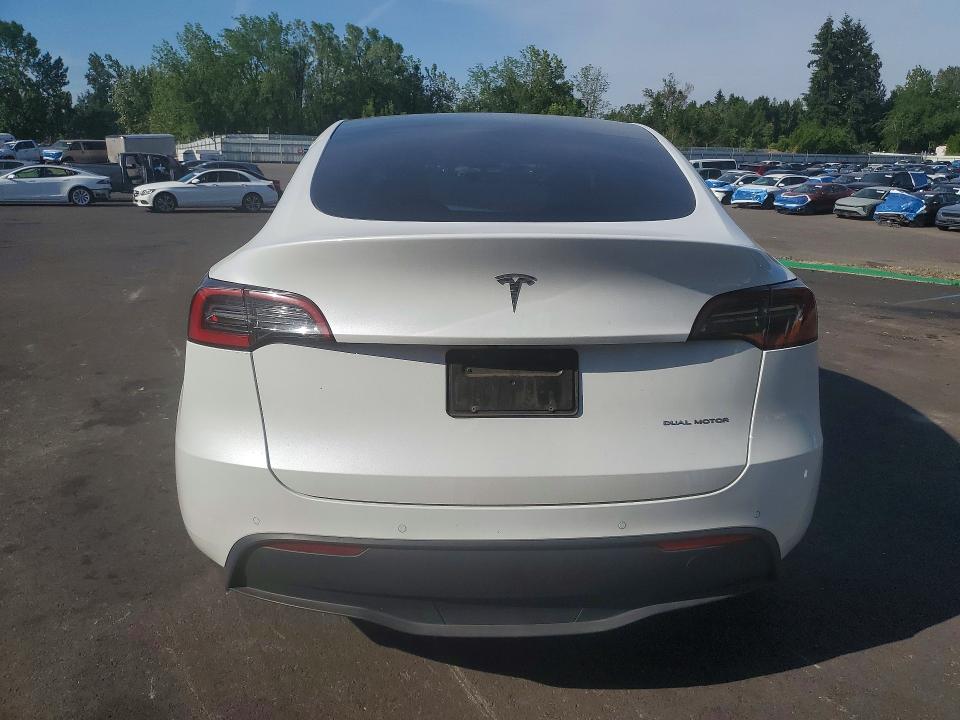 2022 Tesla VIN 7SAYGDEEXNF517330 COPART salvage auction — FRONT END, Or - Salvage Title Certificate, sold $125 on 2026-07-29 (photo 6)