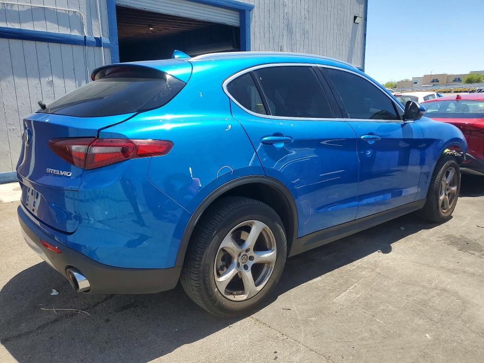 2020 Alfa romeo Stelvio VIN ZASPAJAN3L7C84304 COPART salvage auction — FRONT END, Nv - Salvage Title, sold $4,500 on 2026-07-22 (photo 3)