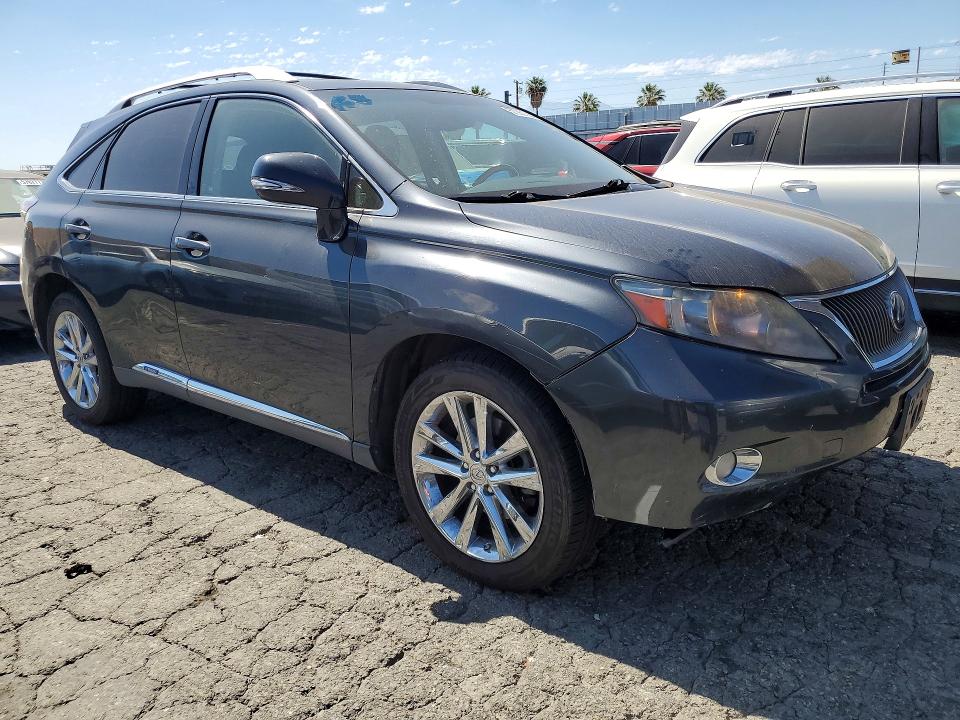 2011 Lexus Rx 450h VIN JTJBC1BA4B2037083 COPART salvage auction — MINOR DENT/SCRATCHES, CA - APP FOR DUP CLEAN OR AC, sold $2,600 on 2026-07-09 (photo 4)