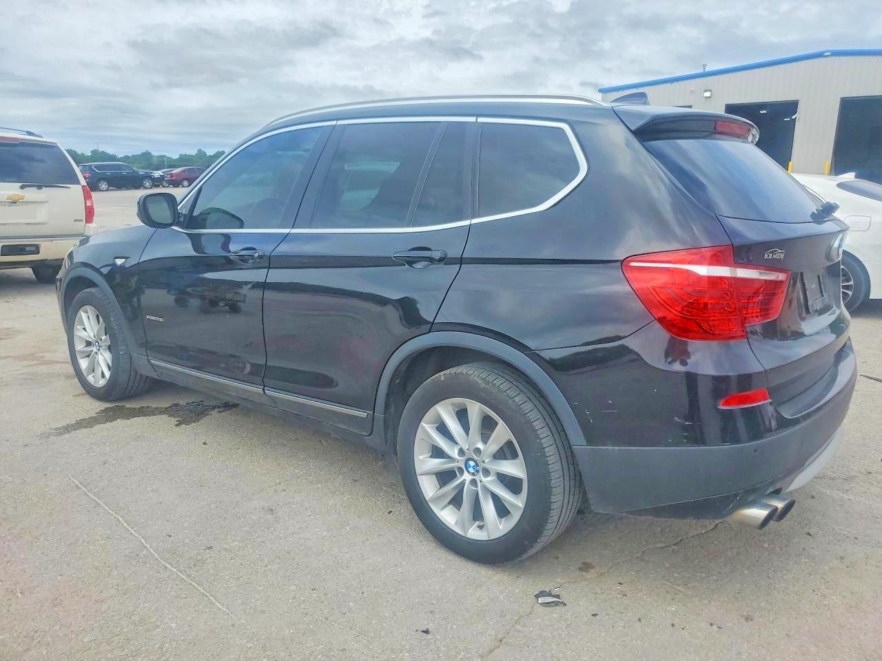2013 BMW X3 VIN 5UXWX9C57D0A19167 COPART salvage auction — Front End, OK - CERTIFICATE OF TITLE, sold $350 on 2026-07-08 (photo 2)