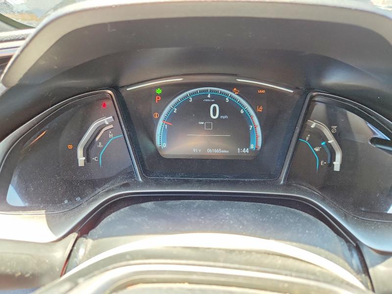 2019 Honda Civic VIN SHHFK7H68KU403166 COPART salvage auction — REAR END, Ca - Salvage Certificate, sold $5,900 on 2026-07-24 (photo 9)